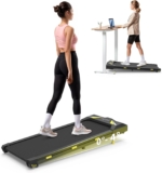 4 in 1 Laufband für Zuhause mit Neigung 1-6km/h Walking Laufband Pad, Geräuscharme Laufbänder mit Fernbedienung