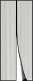 Apalus Fliegengitter Tür, Magnet Insektenschutz 90x210cm, Der Magnetvorhang Ist Ideal Für Die Balkontür, Kellertür und Terrassentür, Kinderleichte Klebemontage Ohne Bohren, Nicht Kürzbar Schwarz